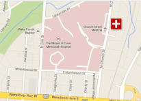 Map or orthopedic urgent care location